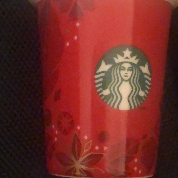 Starbucks Ornament Holiday Xmas 2013 Red Ceramic - Picture 5 of 5